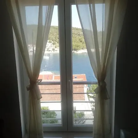 Sea View Above Beach On Paradise Island Solta Near Split * Stomorska