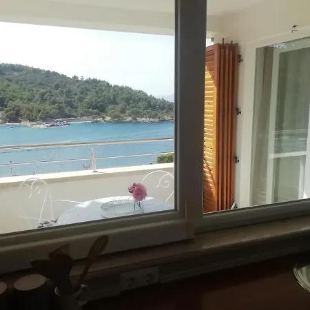 Sea View Above Beach On Paradise Island Solta Near Split